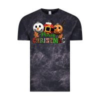 Cloud Black merry christmas Vintage Tee - CowGirlArtShop