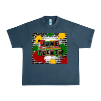 Midnight Navy juneteenth free ish since 1865 Urban Heavy Tee - CowGirlArtShop