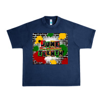 Navy juneteenth free ish since 1865 Urban Heavy Tee - CowGirlArtShop