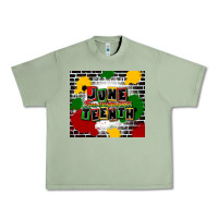 Oil Green juneteenth free ish since 1865 Urban Heavy Tee - CowGirlArtShop