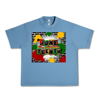 Pebble Blue juneteenth free ish since 1865 Urban Heavy Tee - CowGirlArtShop