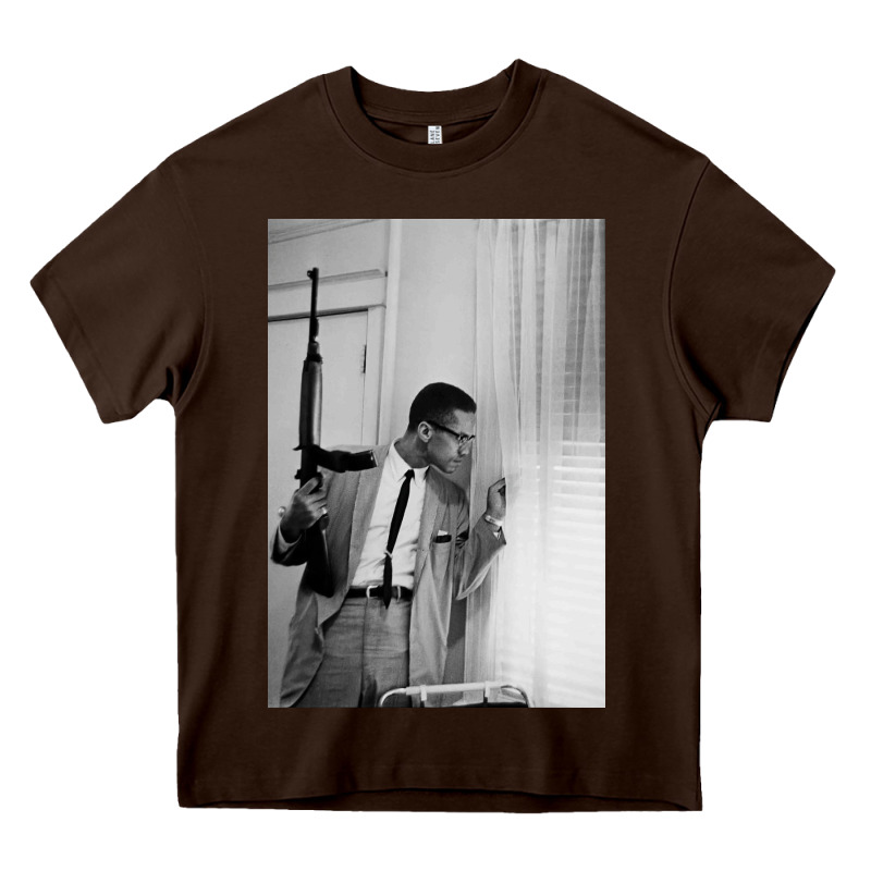 Malcolm X Heavy Core Tee by Craftify | Teevron