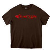 Chocolate Brown easton baseball Heavy Core Tee - Craftify