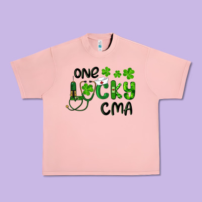 One Lucky Certified Medical Assistant Cma Urban Heavy Tee Designed By Ranaportraitstore