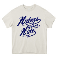 Cream hater gonna hate Heavy Core Tee - Craftify
