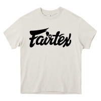 Cream Fairtex Combat Sport Style Black Heavy Core Tee - Craftify