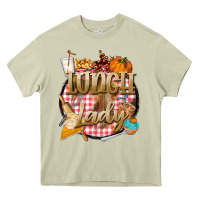 Mossy fall  lunch lady Heavy Core Tee - BarkalooDesign