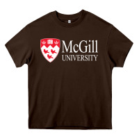 Chocolate Brown mcgill university Heavy Core Tee - Craftify