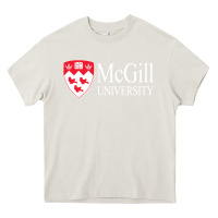 Cream mcgill university Heavy Core Tee - Craftify