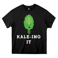 Black kaleing it kale art for vegans vegetarians Heavy Core Tee - Craftify
