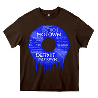 Chocolate Brown detroit motown record t shirt motown record t shirt Heavy Core Tee - Craftify