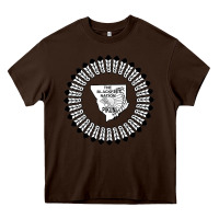Chocolate Brown blackfeet nation flag   blackfeet Heavy Core Tee - Craftify