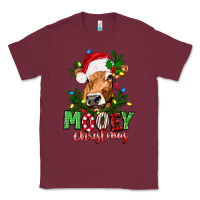 Burgundy Mooey Christmas Classic Tee - texasbilliewilder