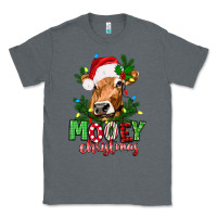 Charcoal Heather Mooey Christmas Classic Tee - texasbilliewilder
