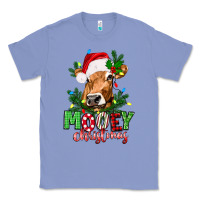 Colony Blue Mooey Christmas Classic Tee - texasbilliewilder