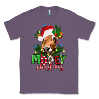 Lavender Mooey Christmas Classic Tee - texasbilliewilder