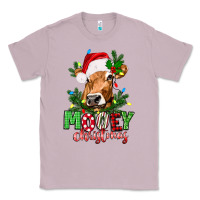 Lilac Mooey Christmas Classic Tee - texasbilliewilder