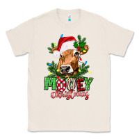 Natural Mooey Christmas Classic Tee - texasbilliewilder