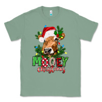 Sage Mooey Christmas Classic Tee - texasbilliewilder