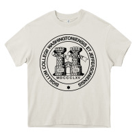 Cream Washington & Jefferson College Heavy Core Tee - Craftify