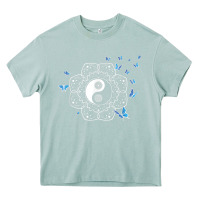 Arona yin yang with butterflies ancient chinese yin yang Heavy Core Tee - Craftify
