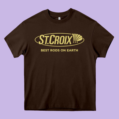 St Croix Rods Heavy Core Tee Designed By Craftify