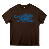 Chocolate Brown middlebury panthers Heavy Core Tee - Craftify