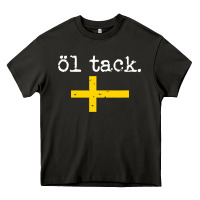 Asphalt Swedish Beer Please Ol Tack Heavy Core Tee - Craftify