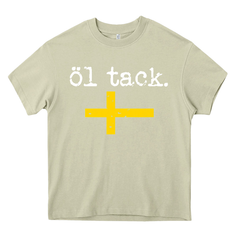 Swedish Beer Please Ol Tack Heavy Core Tee by Craftify | Teevron