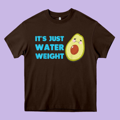 Nikocado Avocado Its Just Water Weight Diet Avocado T Shirt Heavy Core Tee Designed By Craftify