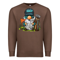 Chestnut golf gnome Premium Sweatshirt - BarkalooDesign