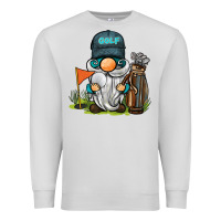 Dove Grey golf gnome Premium Sweatshirt - BarkalooDesign