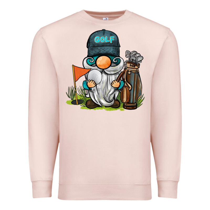 Golf Gnome Premium Sweatshirt by BarkalooDesign | Teevron