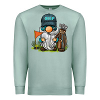 Seafoam golf gnome Premium Sweatshirt - BarkalooDesign