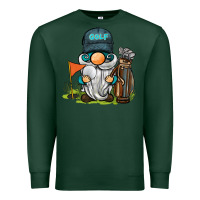 Sports Green golf gnome Premium Sweatshirt - BarkalooDesign