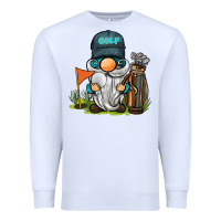 White golf gnome Premium Sweatshirt - BarkalooDesign