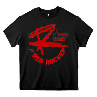 Black red rocker music Heavy Core Tee - Craftify