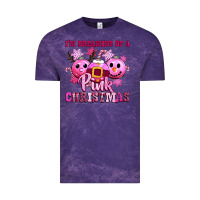 Cloud Purple iam dreaming of a christmas Vintage Tee - CowGirlArtShop