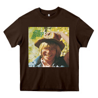 Chocolate Brown john denver estate releases unrele Heavy Core Tee - Craftify