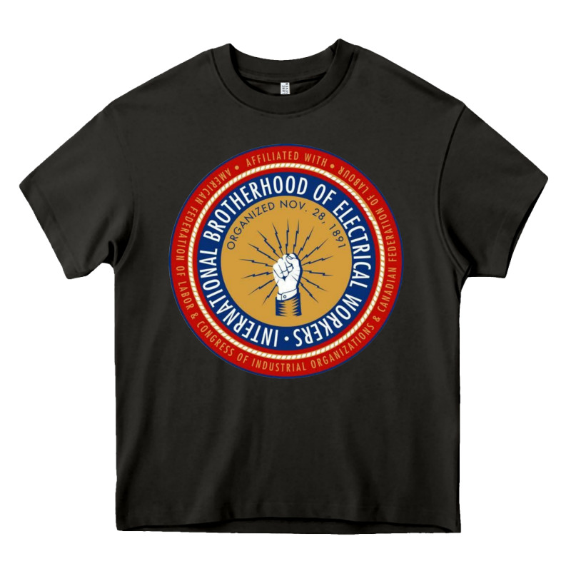 Ibew Electrician 1 Heavy Core Tee by Craftify | Teevron