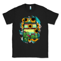 Black Alabama Map Sunflower Cactus Serape Classic Tee - RanaPortraitStore