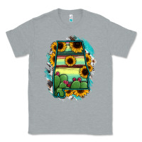 Heather Grey Alabama Map Sunflower Cactus Serape Classic Tee - RanaPortraitStore
