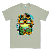 Matcha Alabama Map Sunflower Cactus Serape Classic Tee - RanaPortraitStore