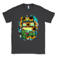 Smoke Alabama Map Sunflower Cactus Serape Classic Tee - RanaPortraitStore