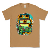 Toasted Coconut Alabama Map Sunflower Cactus Serape Classic Tee - RanaPortraitStore