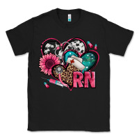 Black rn registered nurse hearts Classic Tee - Jasminsmagicworld