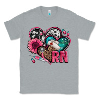Heather Grey rn registered nurse hearts Classic Tee - Jasminsmagicworld
