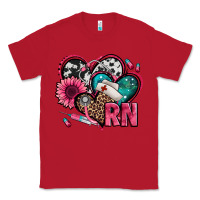 Red rn registered nurse hearts Classic Tee - Jasminsmagicworld