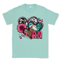 Seafoam rn registered nurse hearts Classic Tee - Jasminsmagicworld
