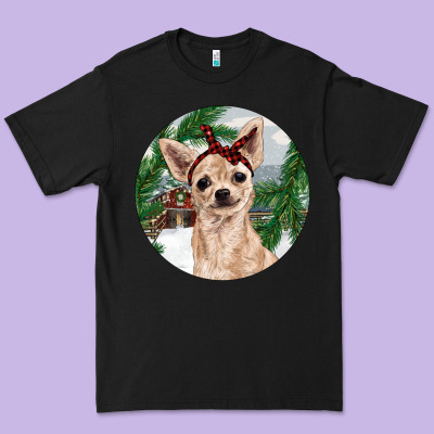Chihuahua And Farm Premium Tee Designed By Ranaportraitstore